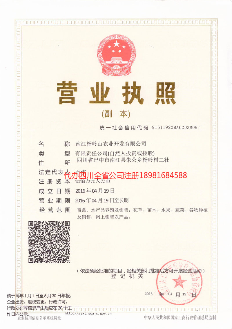 宁国宁国杨岭山农业开发有限公司